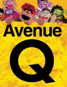 Cartel del musical "Avenue Q". Fuente Google.